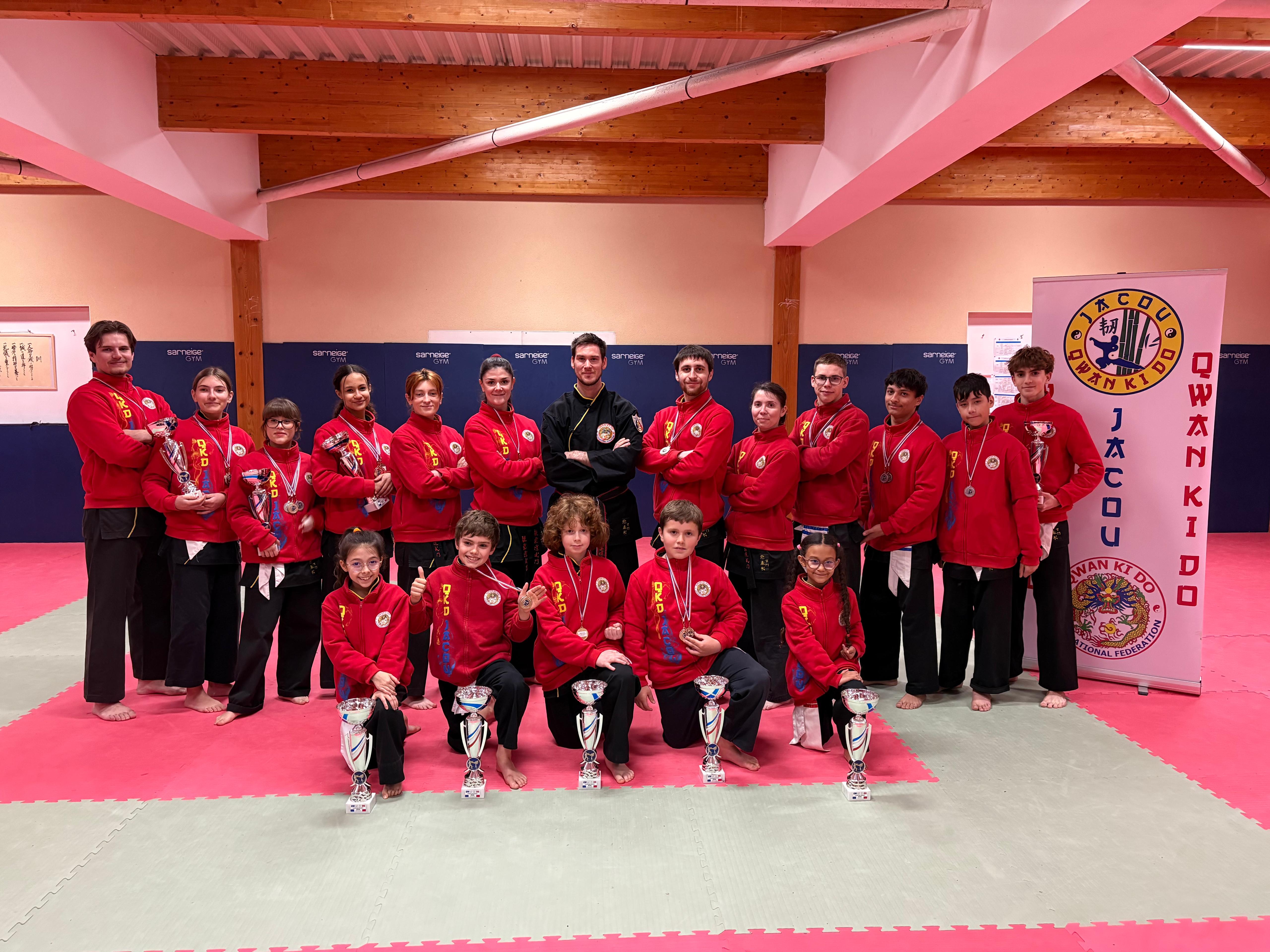 Le club Qwan Ki Do de Jacou en action