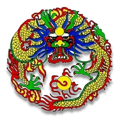 Emblème du dragon, symbole du Qwan Ki Do
